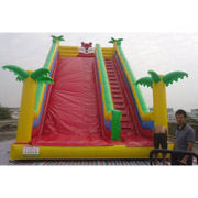 Cheap inflatable tiger slides jungle
